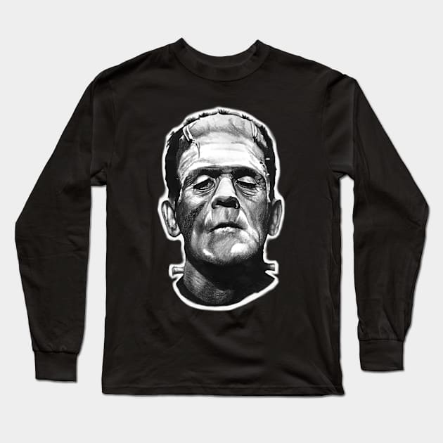 Frank Long Sleeve T-Shirt by JIMDOWNTATTOOS